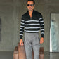 WHITE VISCOSE TROUSERS WITH REGULAR BOTTOM