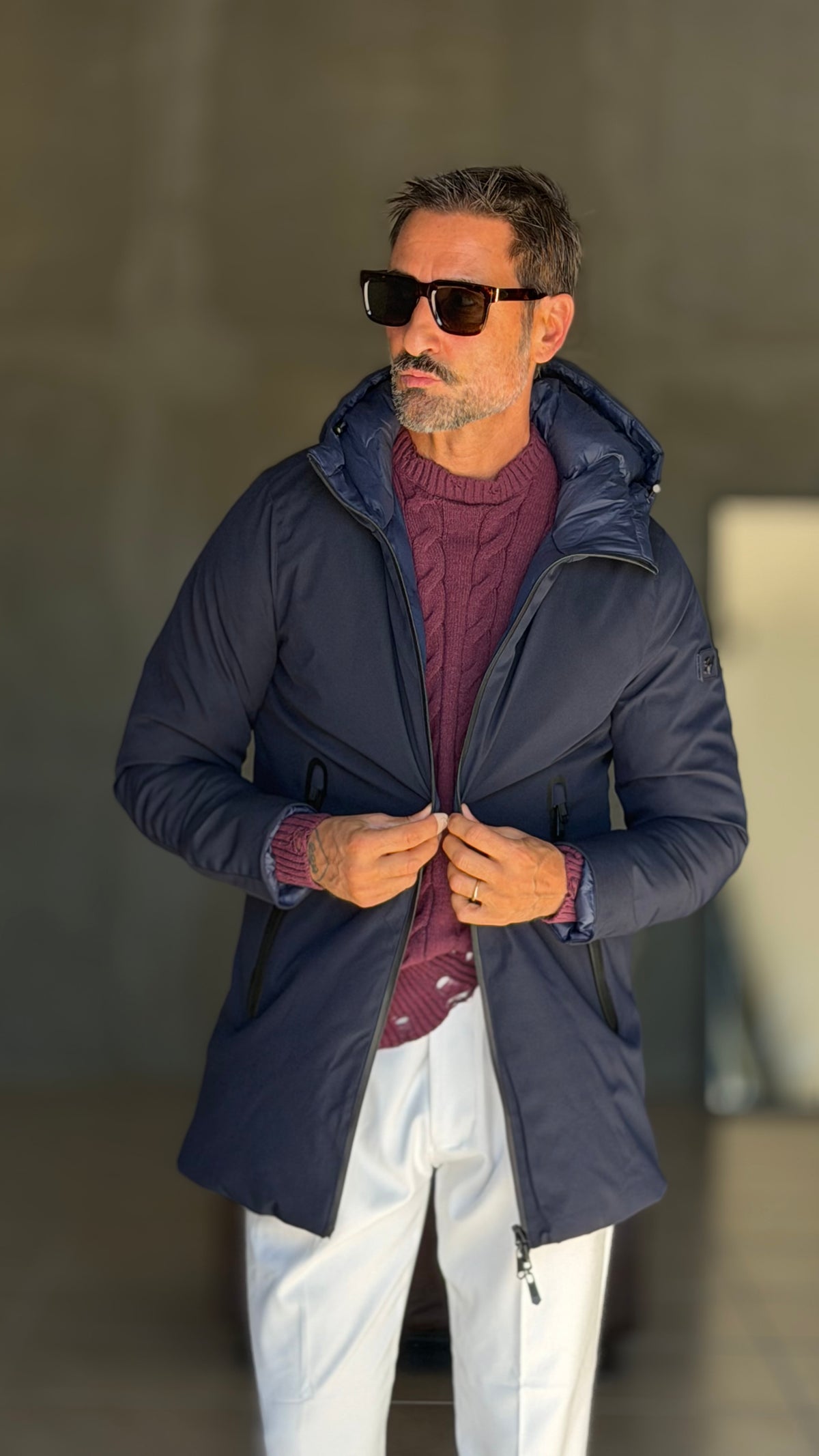 ECORENNA ECRU' BOMBER JACKET