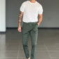 BLACK CHAIN ​​VISCOSE TROUSERS