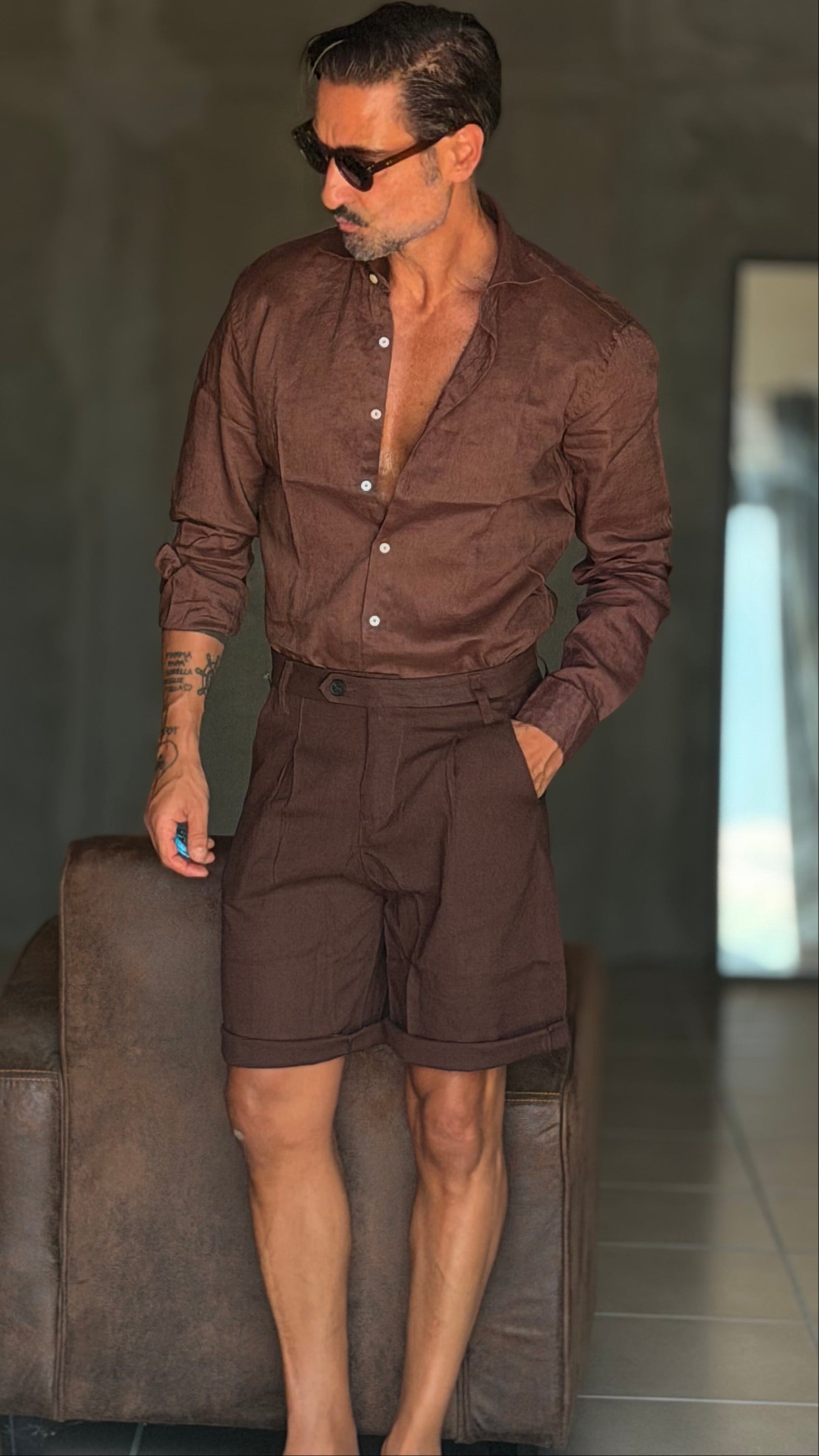 BERMUDA MORO  LINO   PINCES