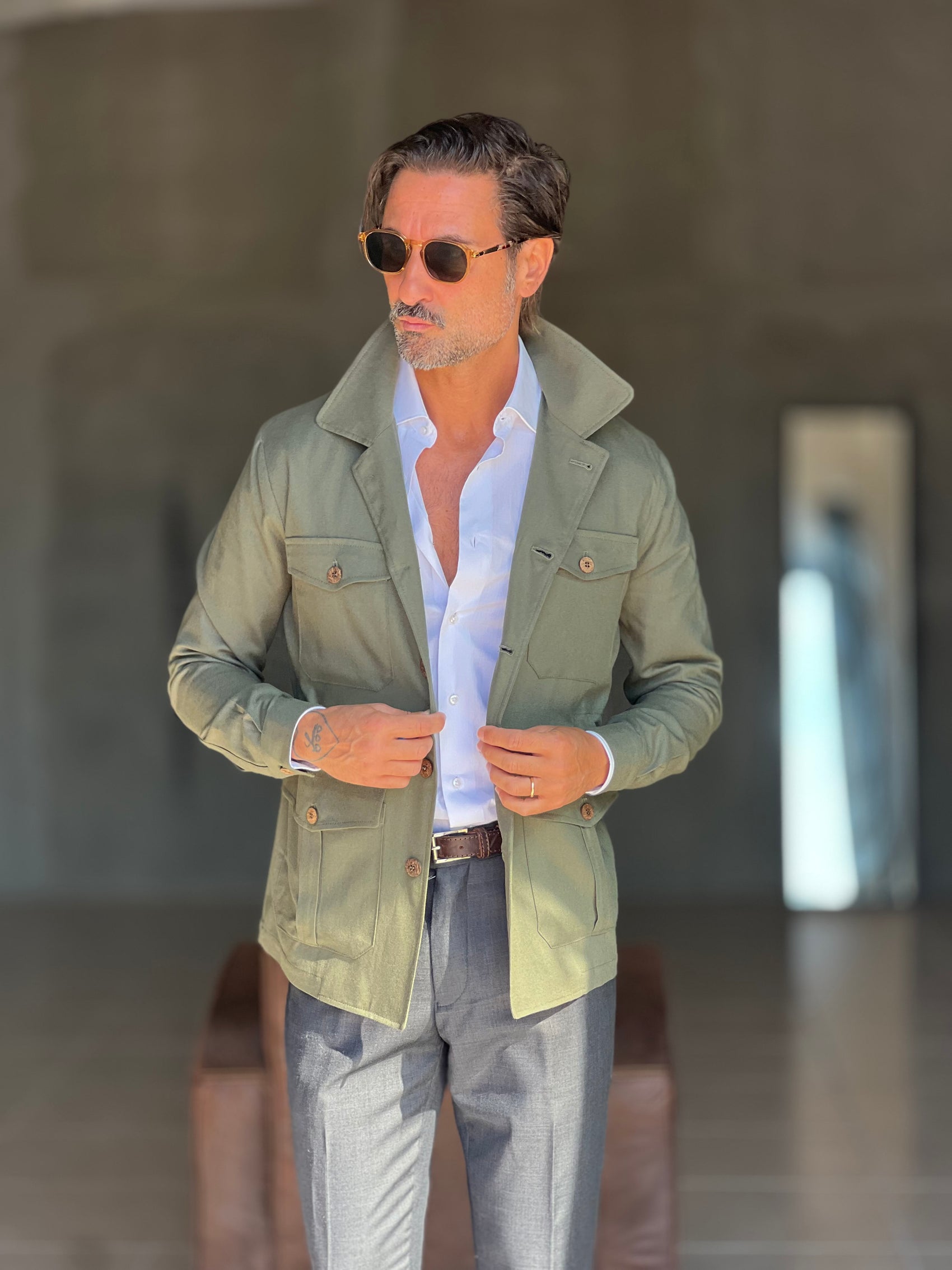 GIOSTRA VISCOSE SHIRT