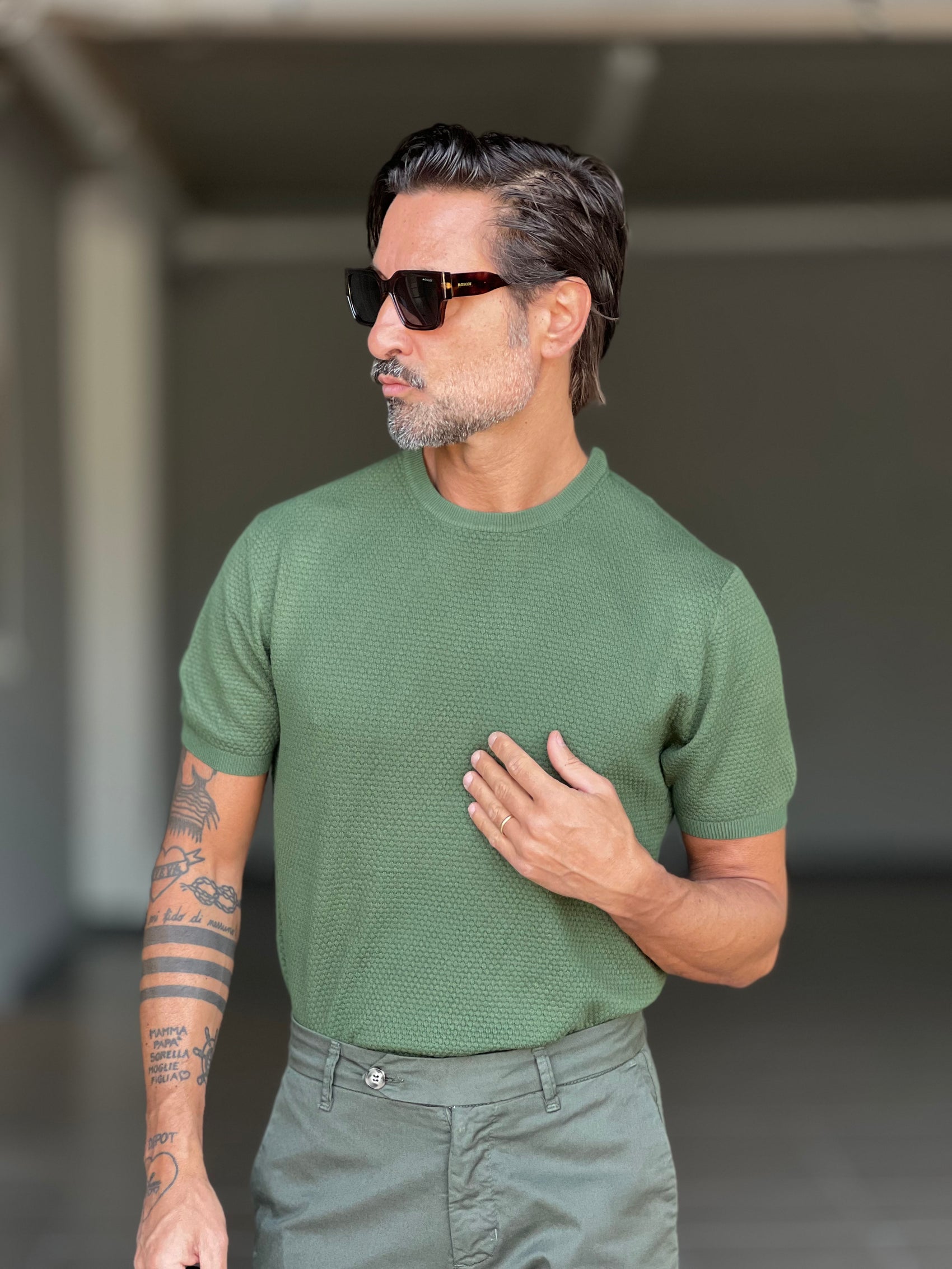 WHITE VISCOSE TROUSERS WITH REGULAR BOTTOM