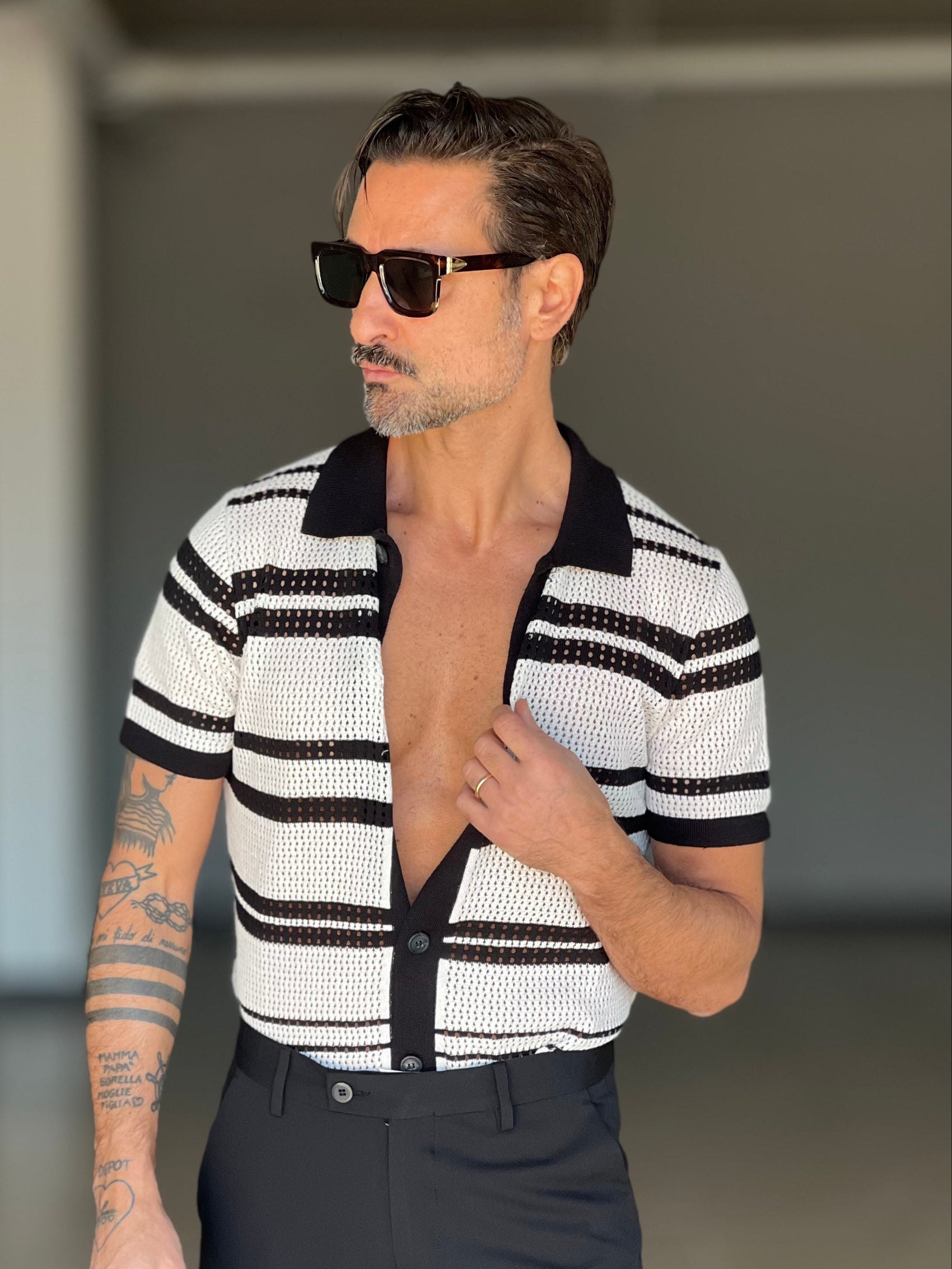 POLO CAMICIA RIGA NERA XAGON