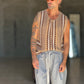 WHITE VISCOSE TROUSERS WITH REGULAR BOTTOM