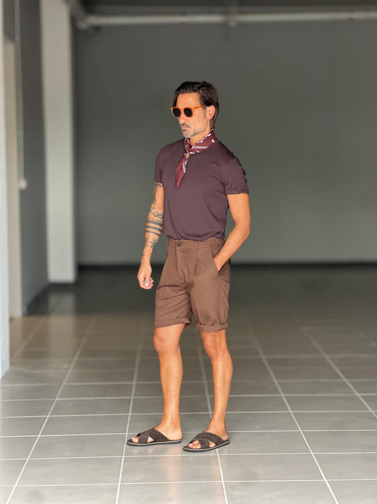 BERMUDA MORO PINCES COTONE 553