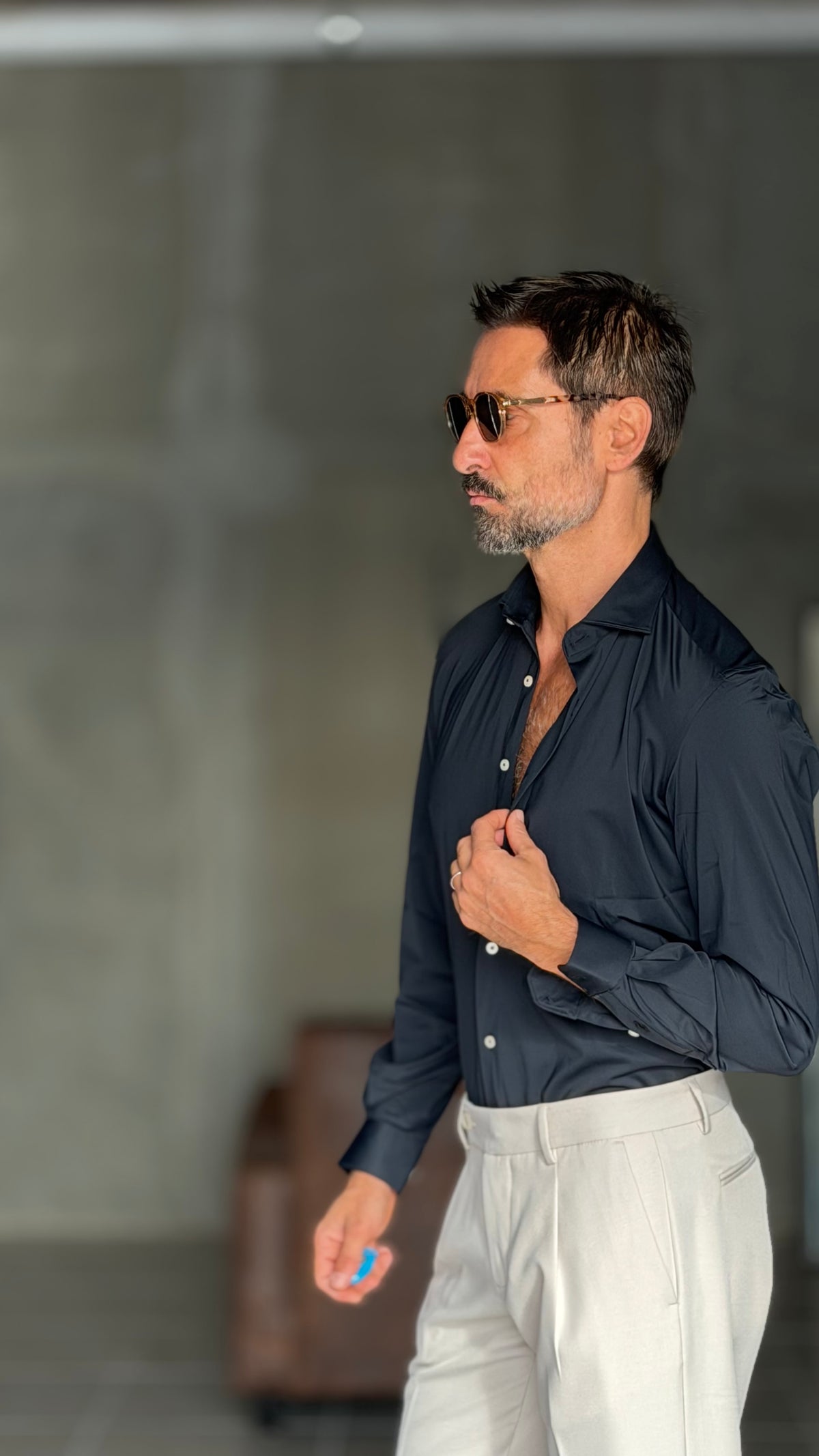 CAMICIA  NERA    MAGLINA