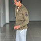 FILLJACKET VERDE COTONE PATCH APPLICATE