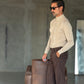 PANTALONE  MORO   DOPPIAPINCES VISCOSA E MISTI