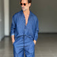 °COORDINATO DENIM OVER FIT LAVAGGIO MEDIO
