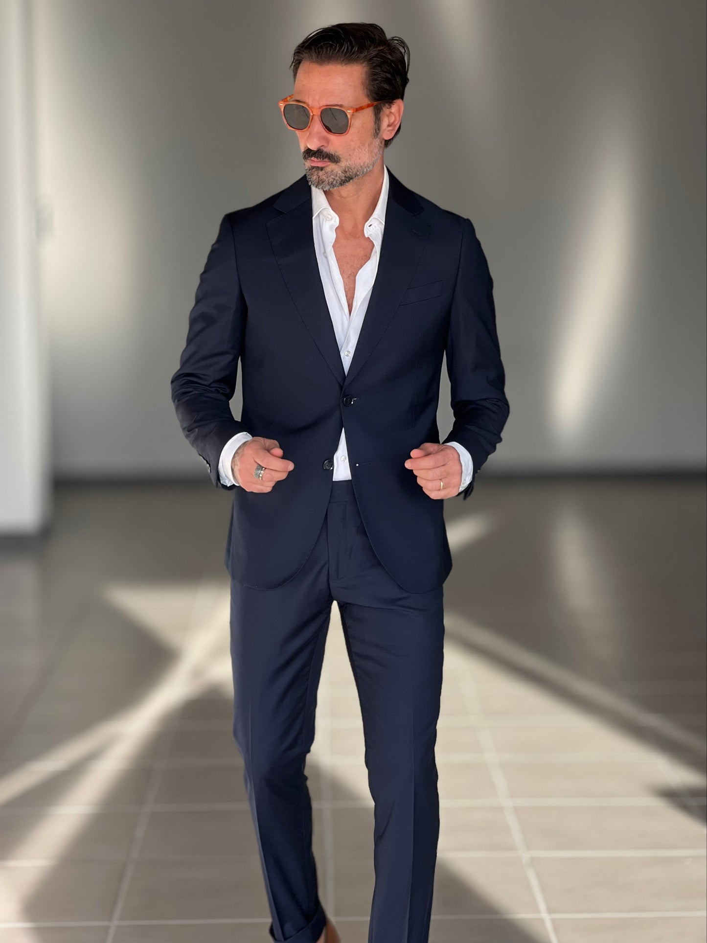 ABITO BLU   MONOPETTO VISCOSA