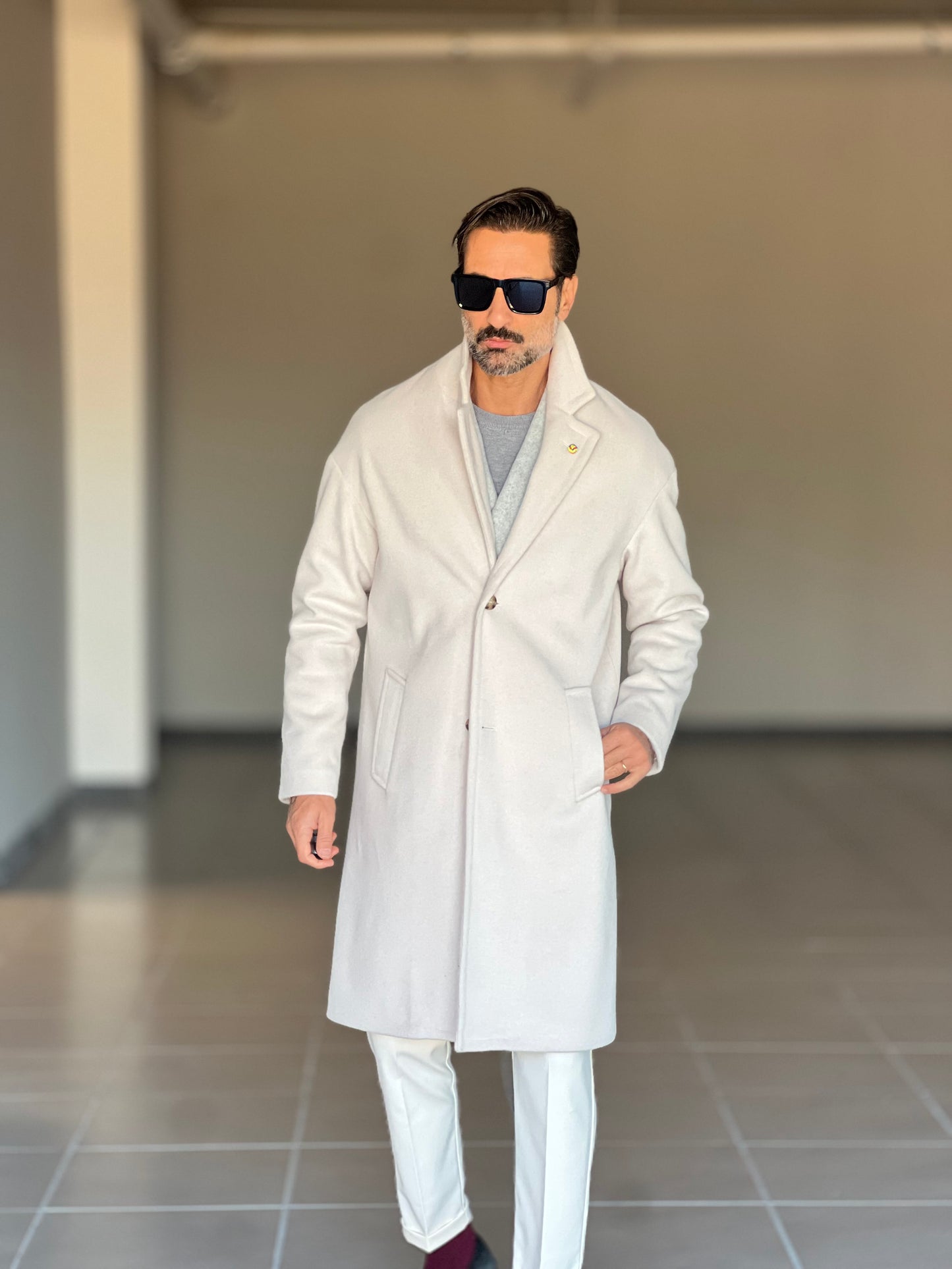 CAPPOTTO  PANNA OVER FIT