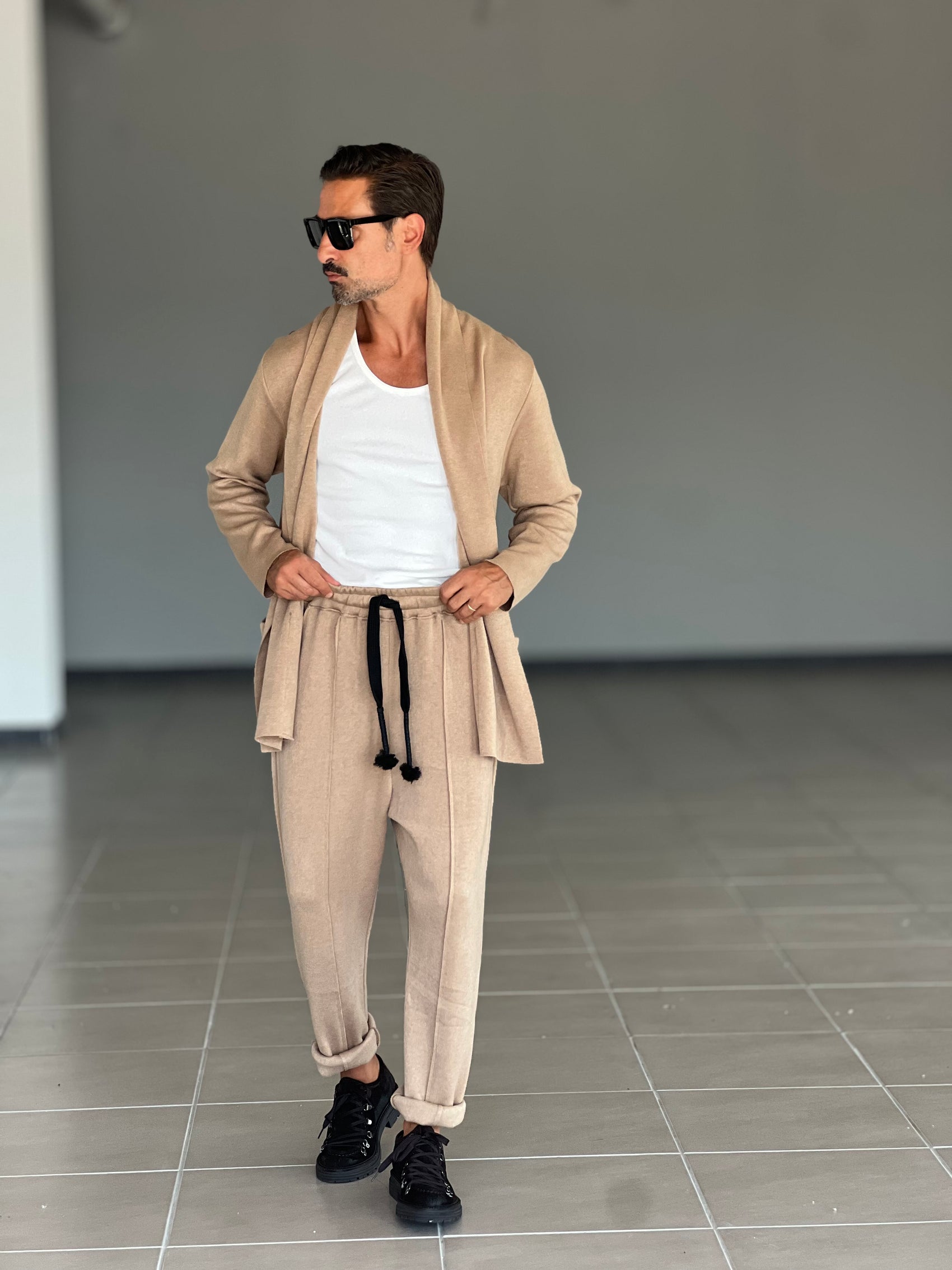 PANTALACCIO IN MAGLIA CAMMELLO XAGON