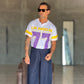 MAGLIA  GIALLA CROP MOD FOOTBALL