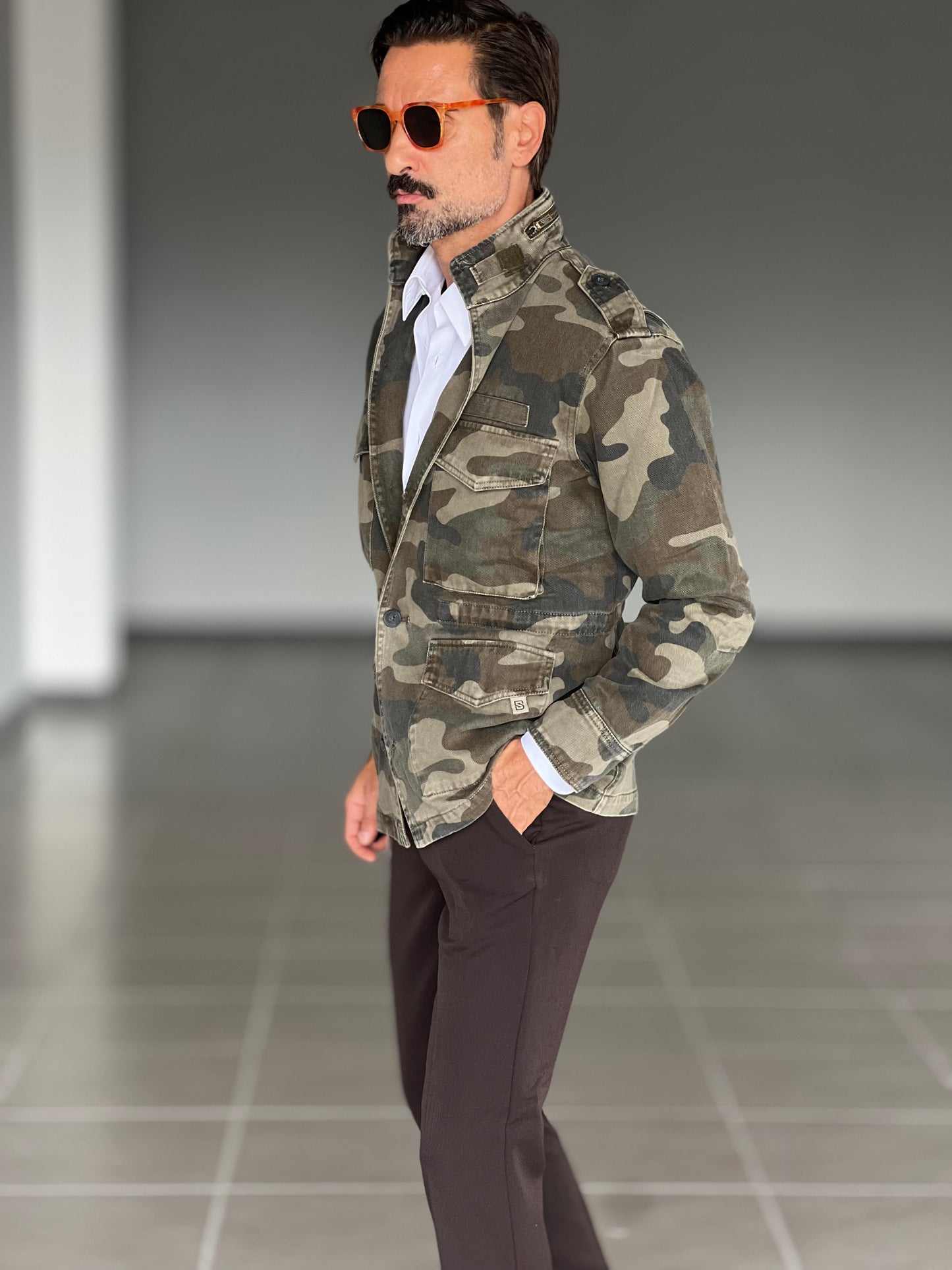 FILL JACKET MIMETICA TASCHE