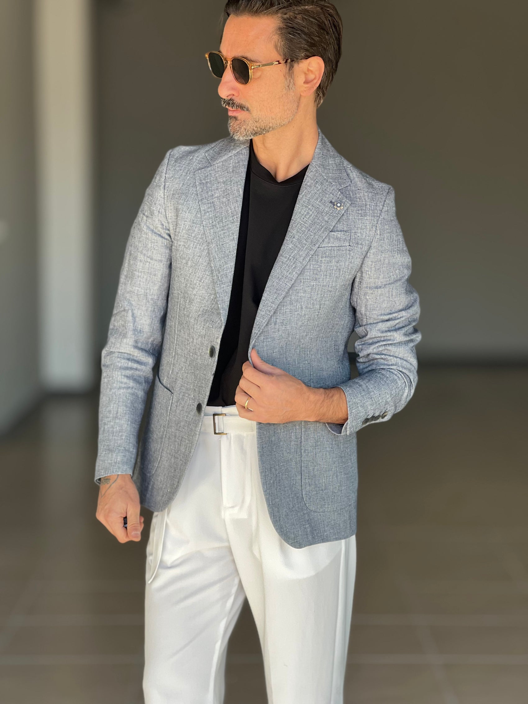 GIACCA XAGON GRIGIA FIAMMATA