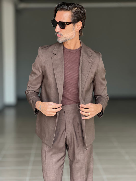 ABITO MORO   DOPPIOPETTO OVER FIT 00126