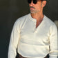 WHITE VISCOSE TROUSERS WITH REGULAR BOTTOM