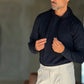 WHITE VISCOSE TROUSERS WITH REGULAR BOTTOM