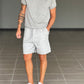 BERMUDA GRIGIO CHIARO  COMFORT FIT