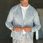 CARDIGAN  POLO GRIGIO    BOTTONE COPERTO