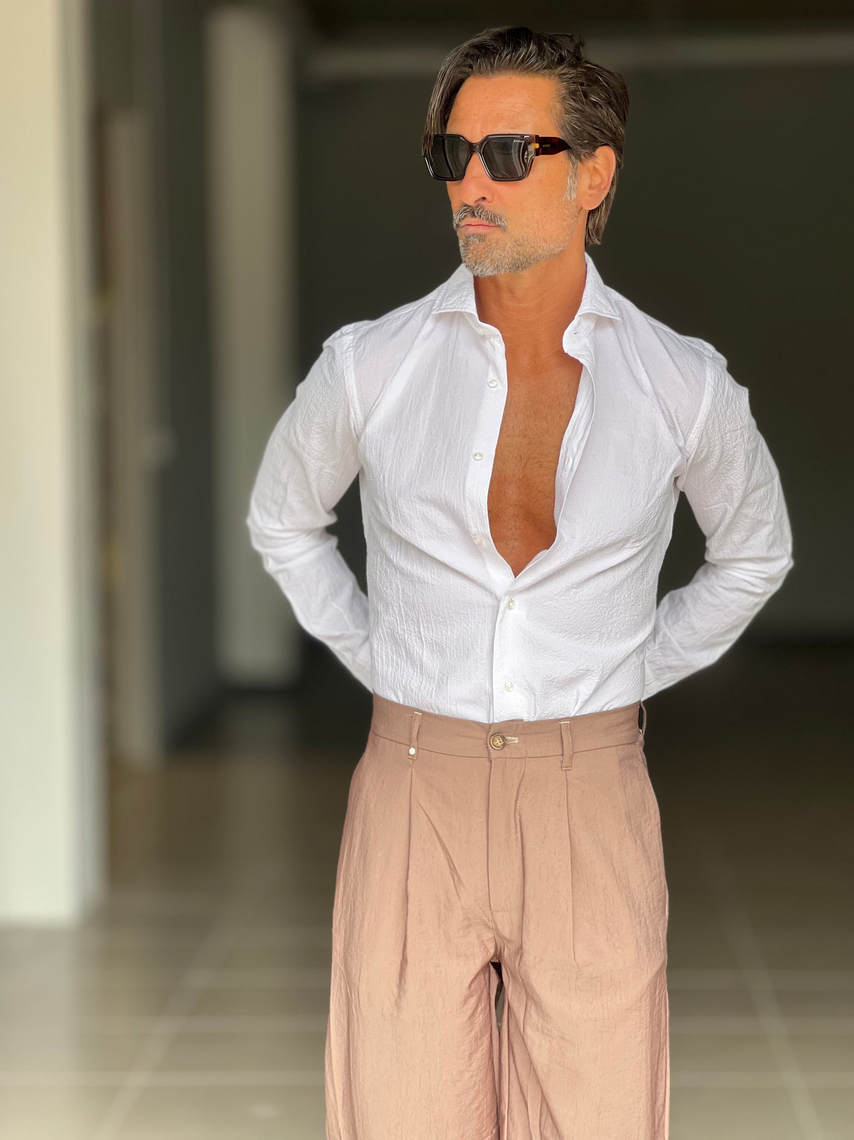 CAMICIA DEPOT BIANCA CLO CLO COTONE DOPPIO RITORTO
