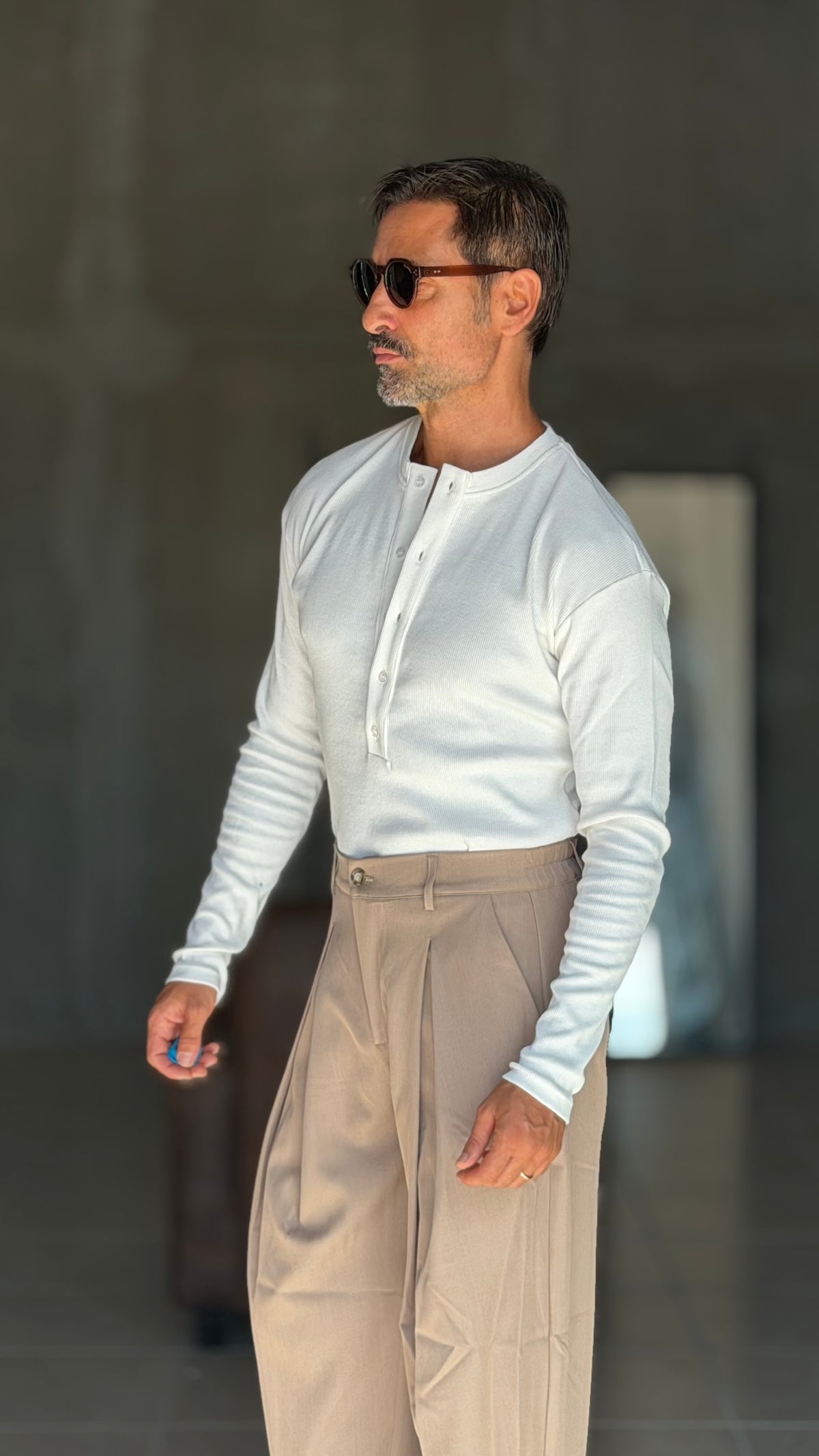 MAGLIA SERAFINO  PANNA DERBY COSTINA