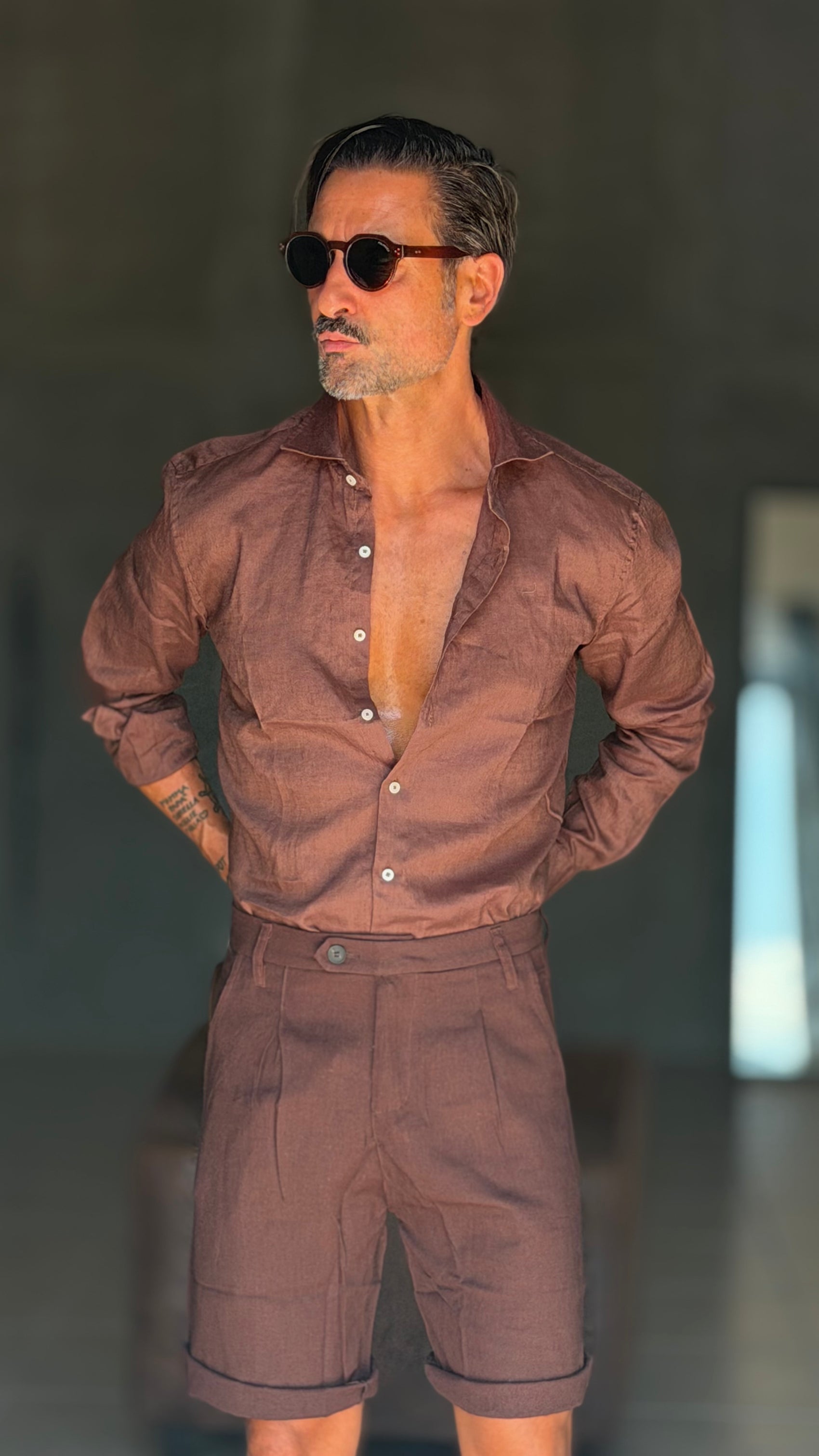 BERMUDA MORO  LINO   PINCES