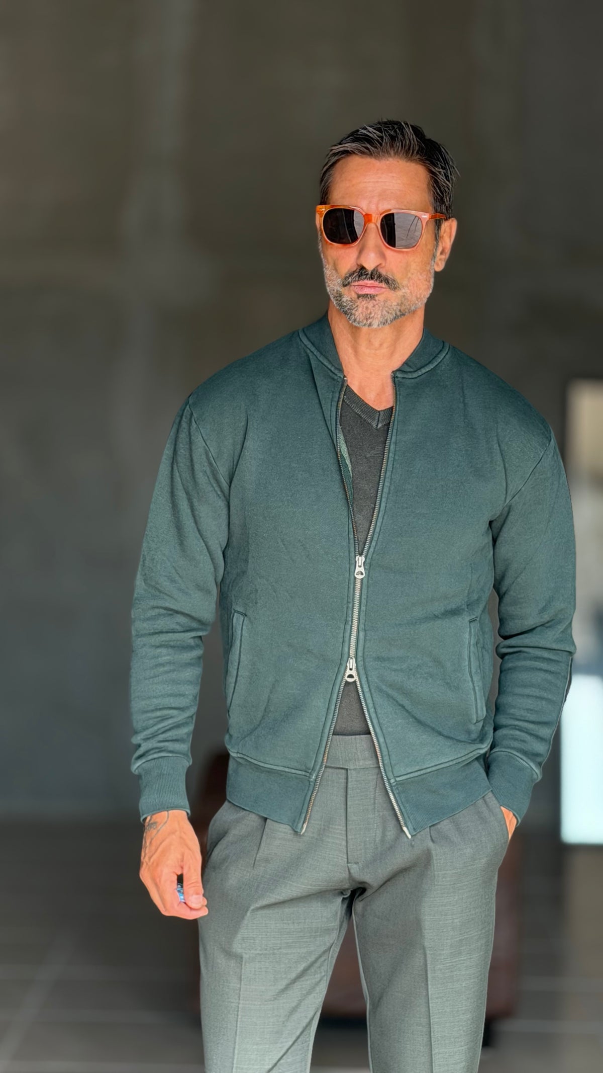 ECORENNA ECRU' BOMBER JACKET