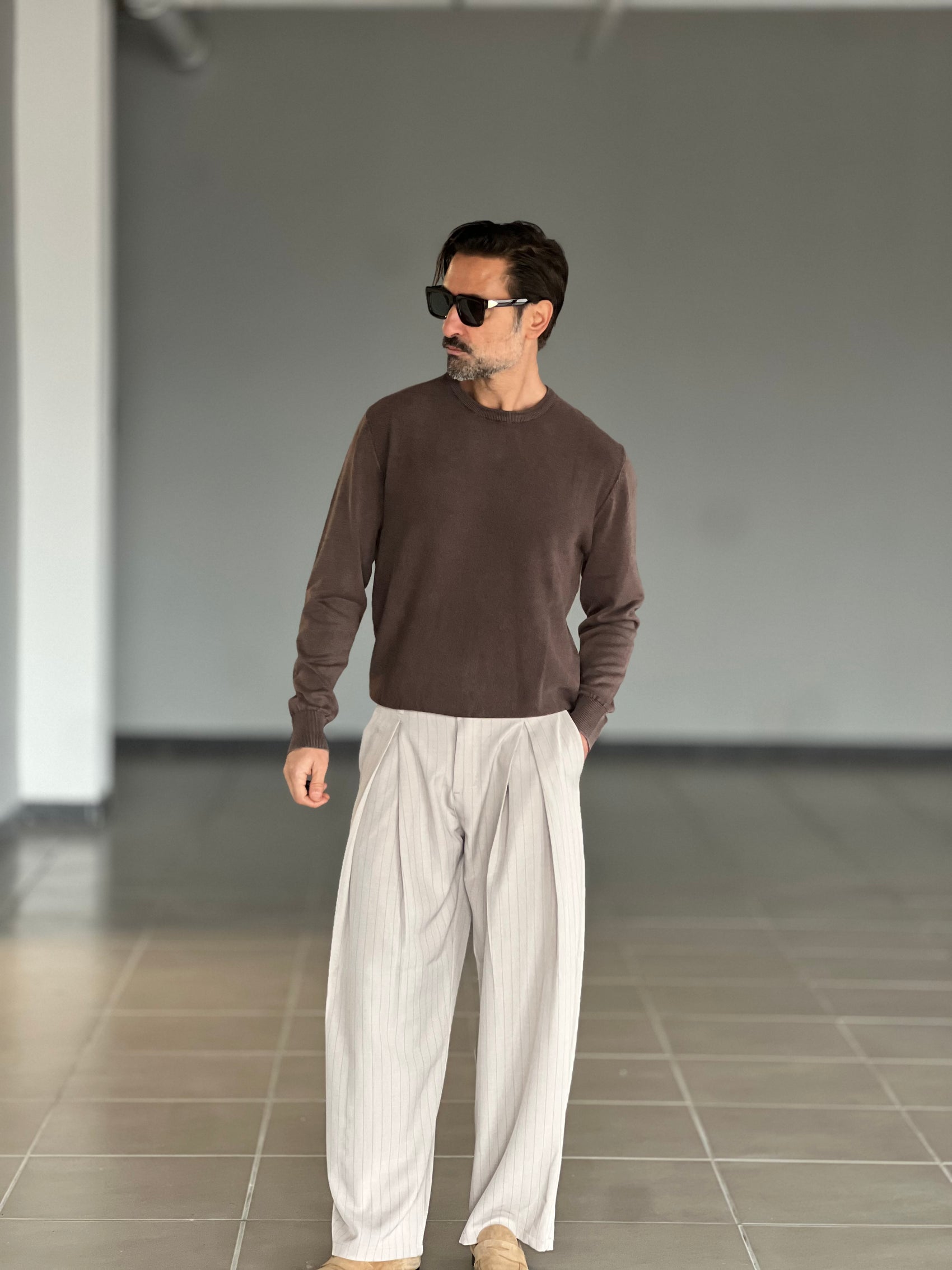 MAGLIA  GIRO MORO  2 FILI COTONE  NIDO D'APE 007