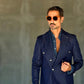 GIACCA DOPPIOPETTO EFEETOMDENIM BOTTENE METALLO PAUL MIRANDA