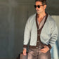 WHITE VISCOSE TROUSERS WITH REGULAR BOTTOM
