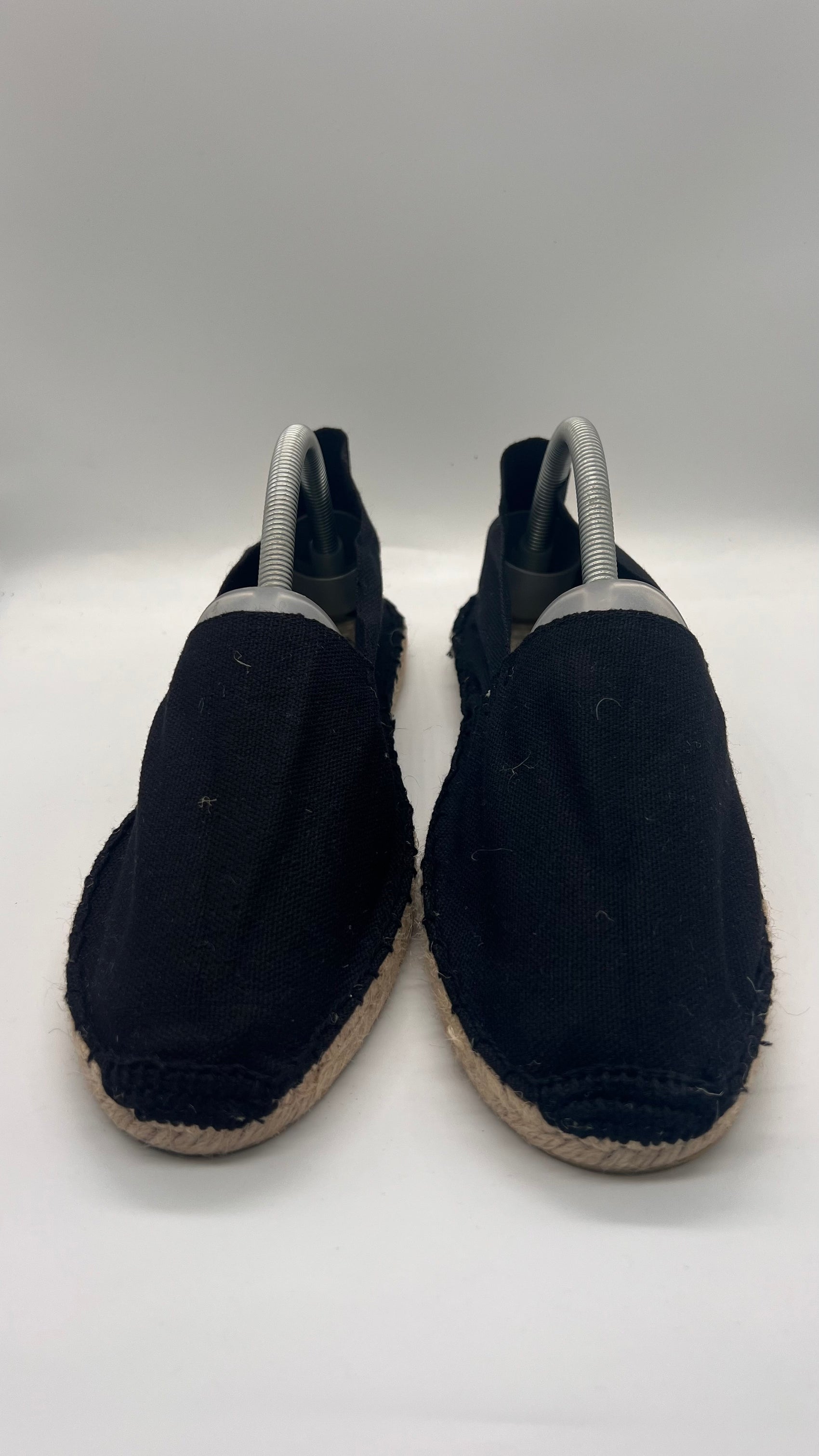 DOUBLE BUCKLE BLACK SUEDE LOAFERS