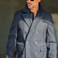 BLUE HIGH NECK COAT