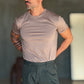 NEW T SHIRT FANGO  EFFETTO FILO DI SCOZIA