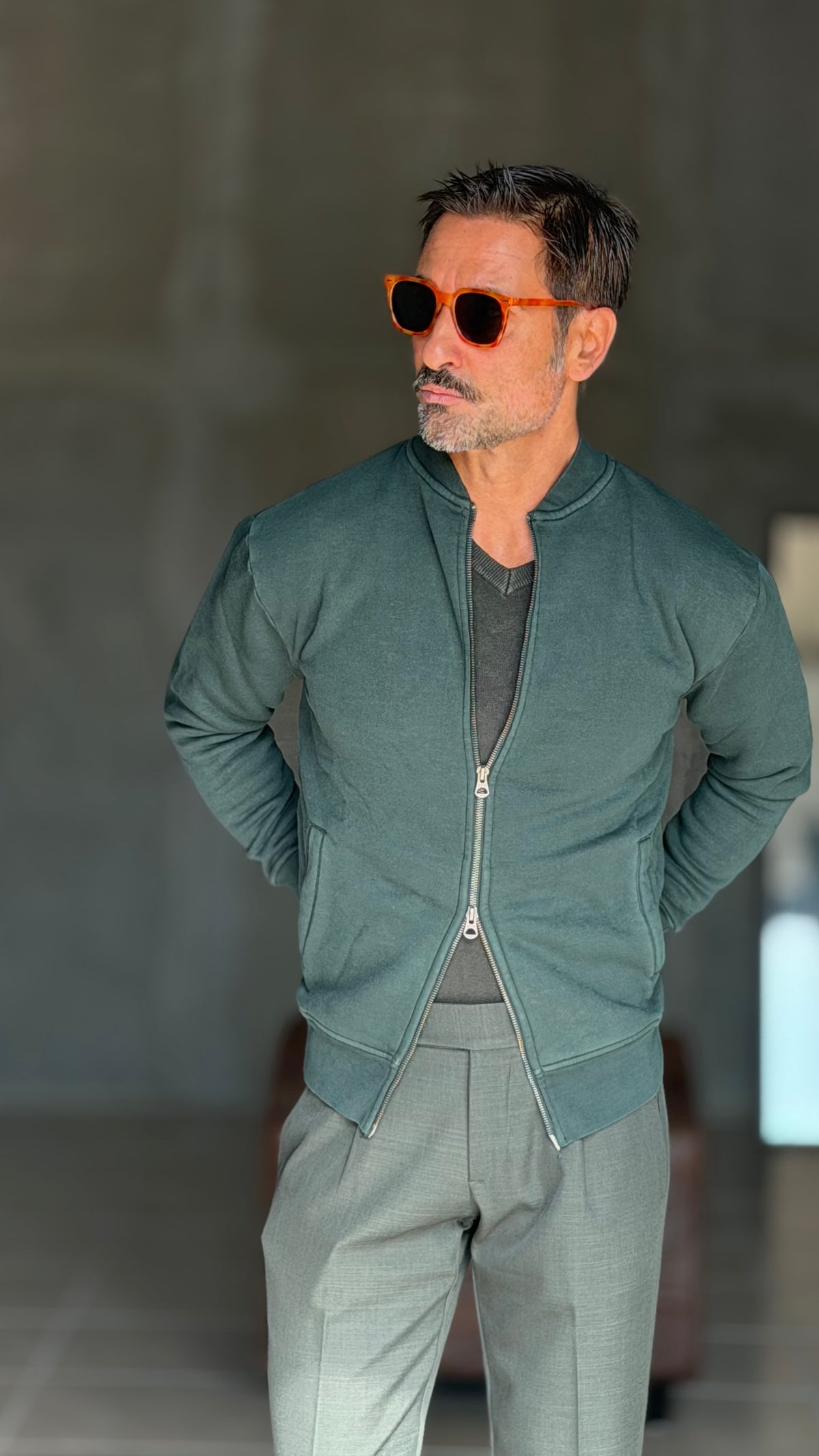 ECORENNA ECRU' BOMBER JACKET
