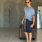 BERMUDA BLU CARGO OVER FIT