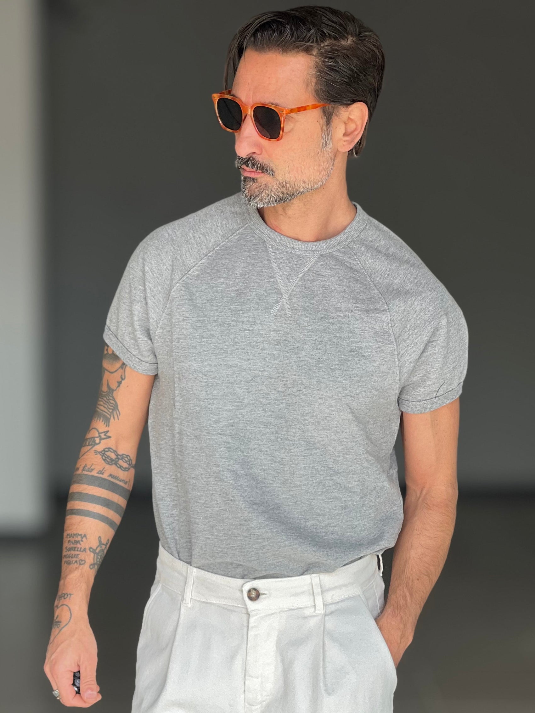 WHITE VISCOSE TROUSERS WITH REGULAR BOTTOM