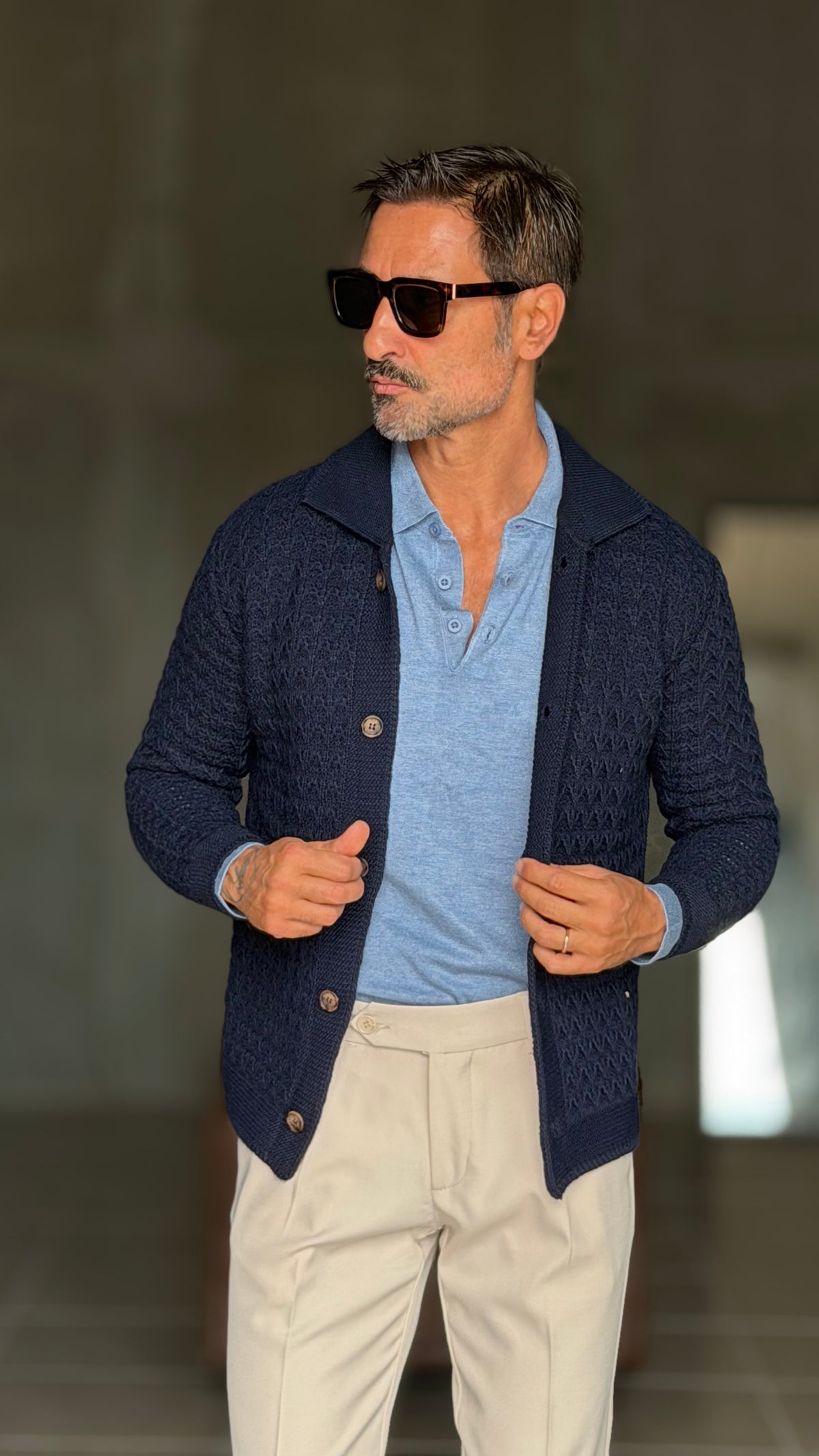 WHITE VISCOSE TROUSERS WITH REGULAR BOTTOM