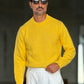 PULLOVER GIALLO UOVO  MAGLIA INGLESE ROTTURE