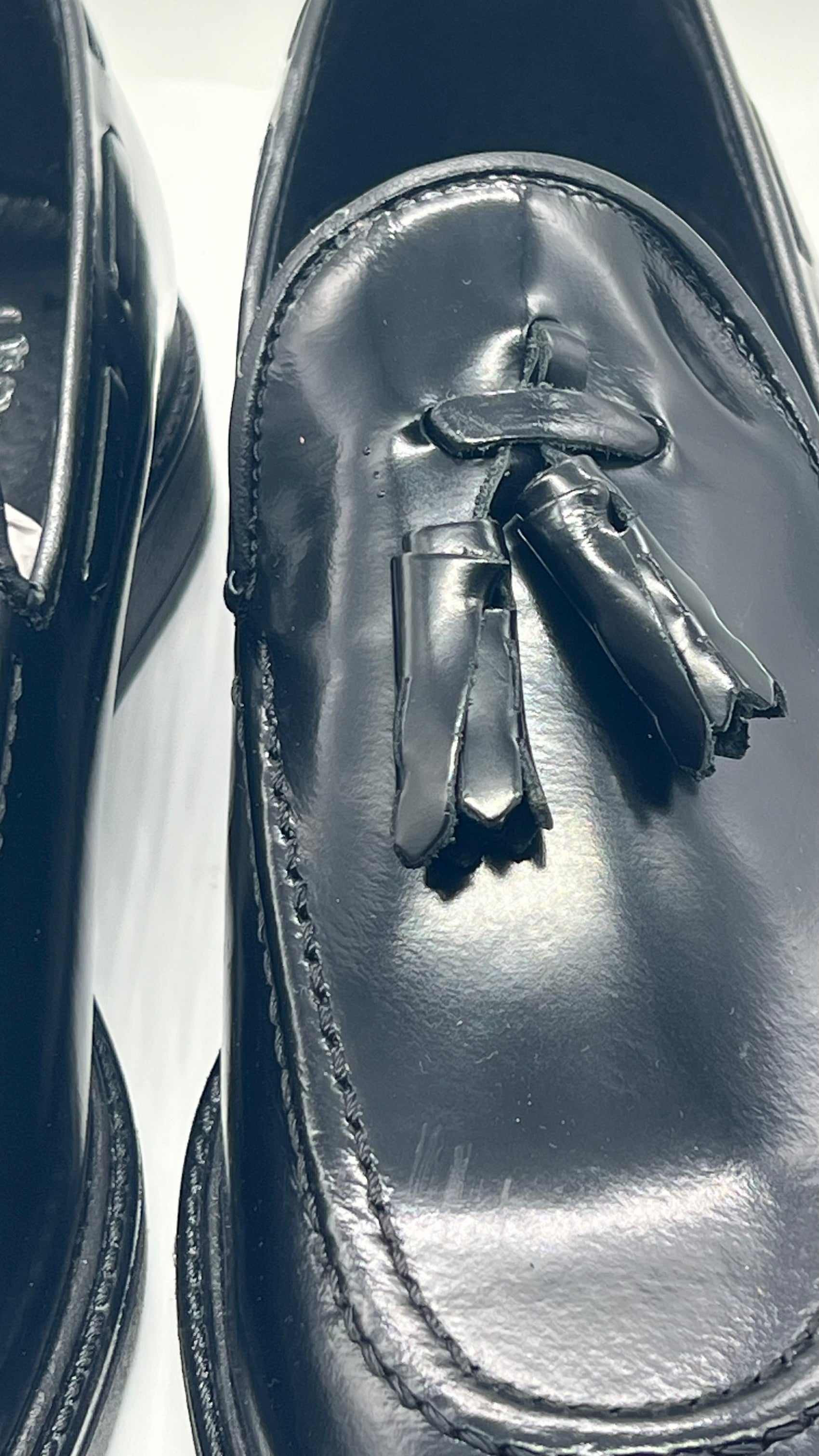 DOUBLE BUCKLE BLACK SUEDE LOAFERS