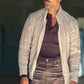 WHITE VISCOSE TROUSERS WITH REGULAR BOTTOM