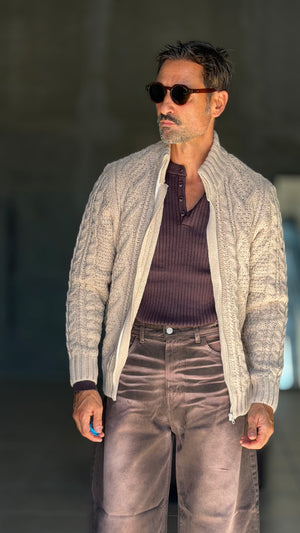 WHITE VISCOSE TROUSERS WITH REGULAR BOTTOM