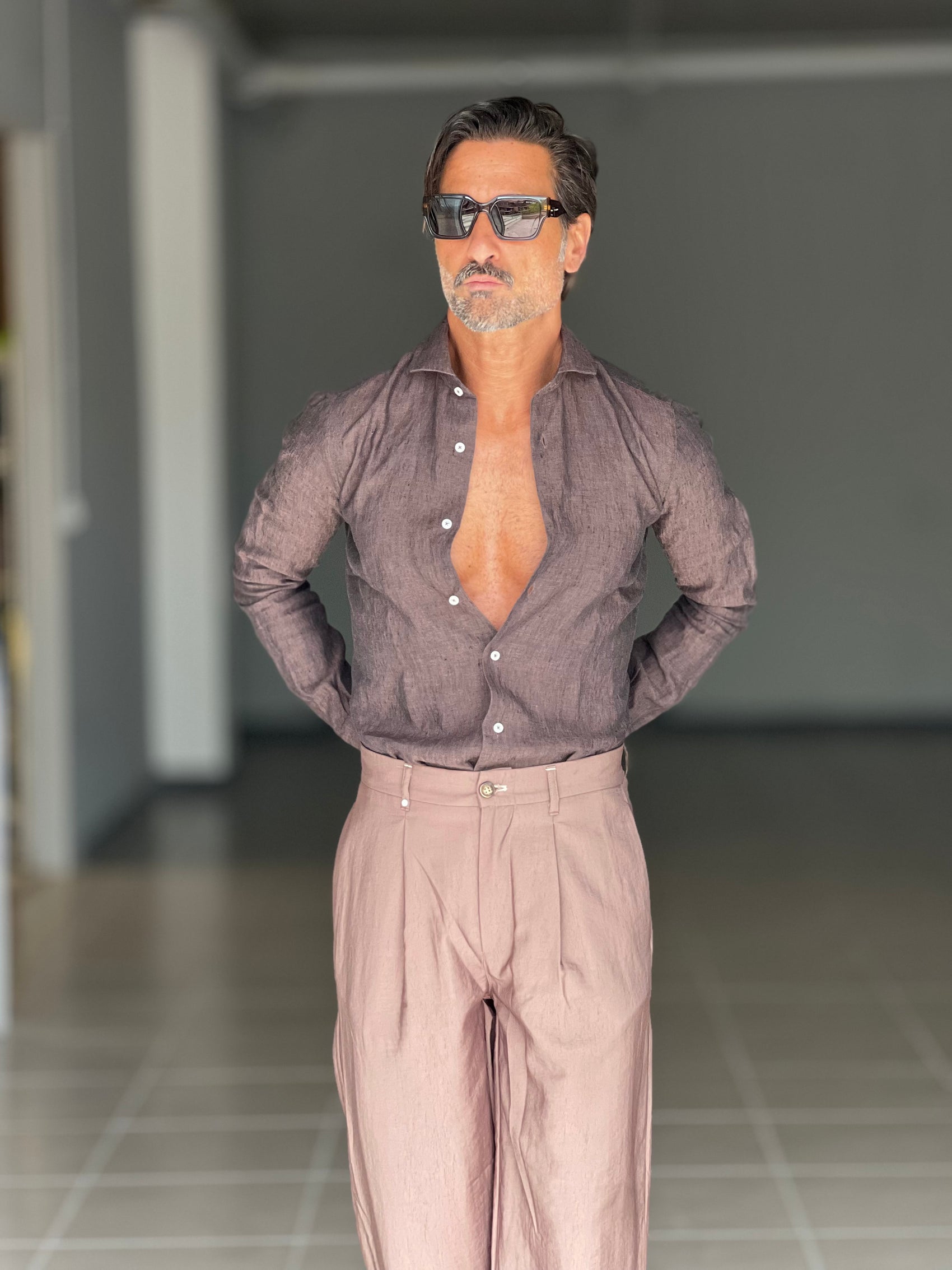 CAMICIA DEPOT MORO LINO FIAMMATO