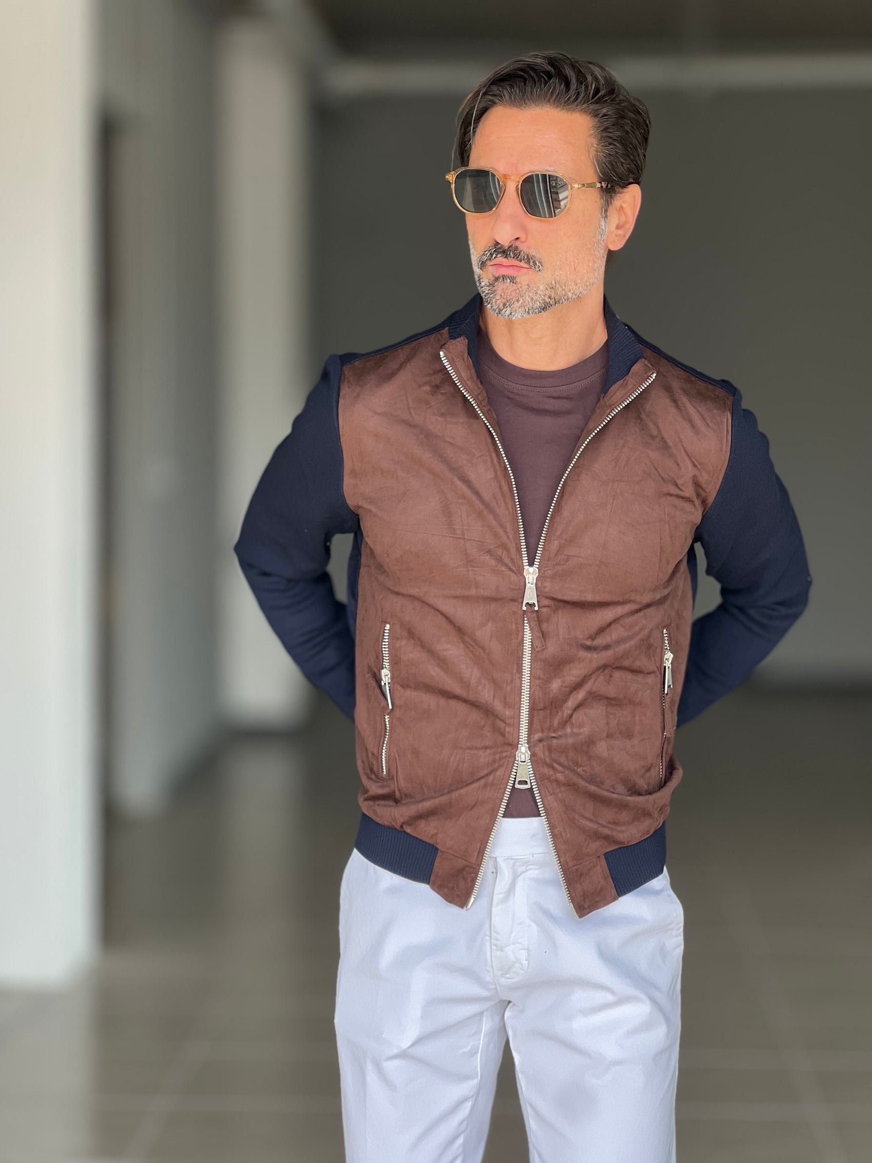 ECORENNA ECRU' BOMBER JACKET