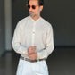 CAMICIA KOON SABBIA LINO E COTONE LAVORAZIONE TRAMATA 00204