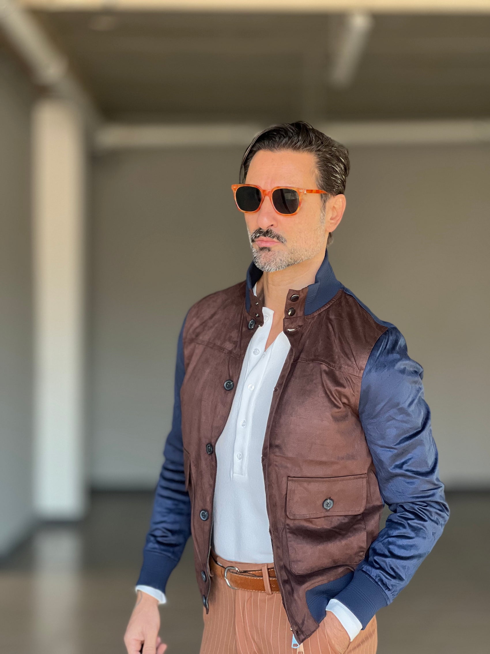 ECORENNA ECRU' BOMBER JACKET