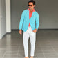 WHITE VISCOSE TROUSERS WITH REGULAR BOTTOM