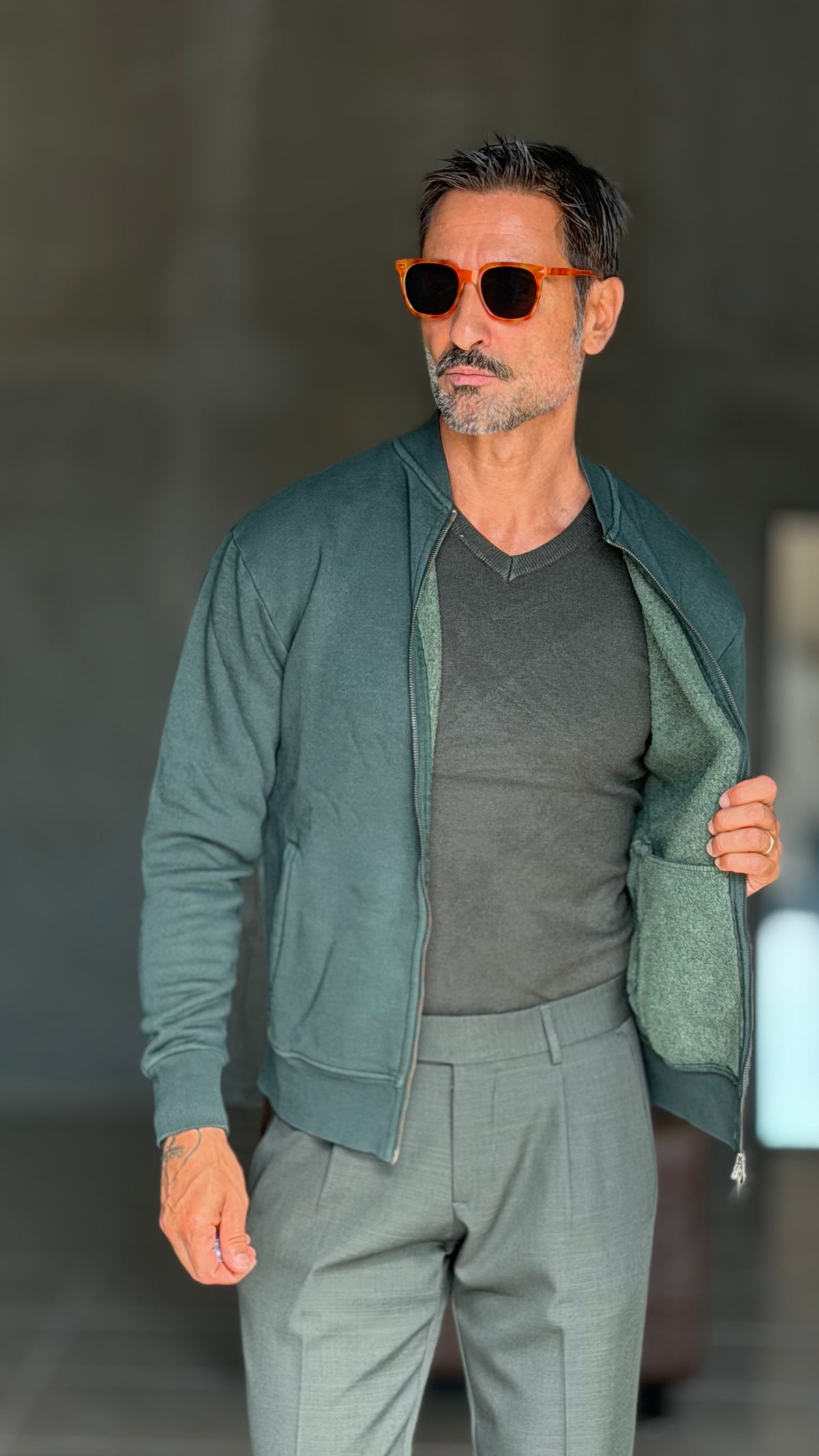 ECORENNA ECRU' BOMBER JACKET