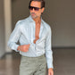 CAMICIA SALVIA  EFFETTO MAGLINA TELAMIRA