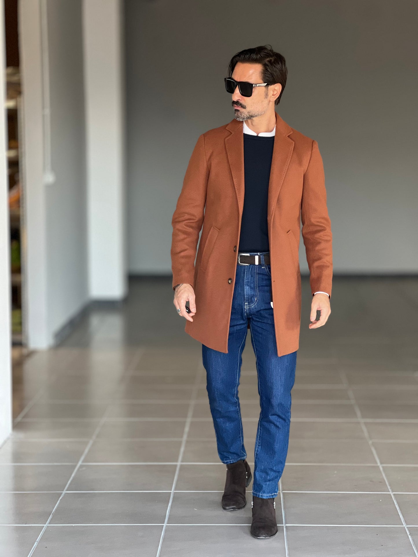 CAPPOTTO  CARAMELLO MODELLO BARONETTO